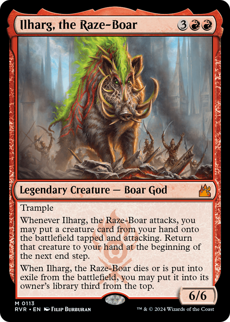 Ilharg, the Raze-Boar [Ravnica Remastered] | Cracking-Singles