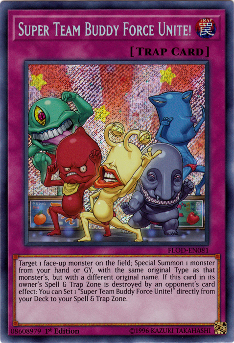 Super Team Buddy Force Unite! [FLOD-EN081] Secret Rare | Cracking-Singles