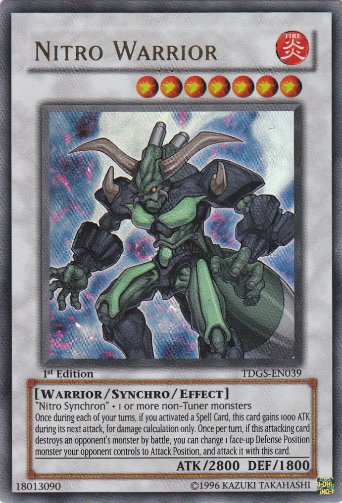 Nitro Warrior [TDGS-EN039] Ultra Rare | Cracking-Singles