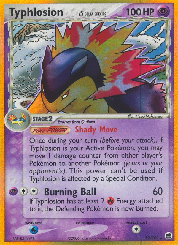 Typhlosion (12/101) (Delta Species) [EX: Dragon Frontiers] | Cracking-Singles