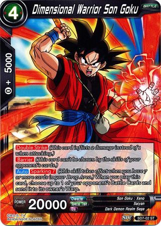 Dimensional Warrior Son Goku (Starter Deck - Shenron's Advent) (SD7-02) [Miraculous Revival] | Cracking-Singles