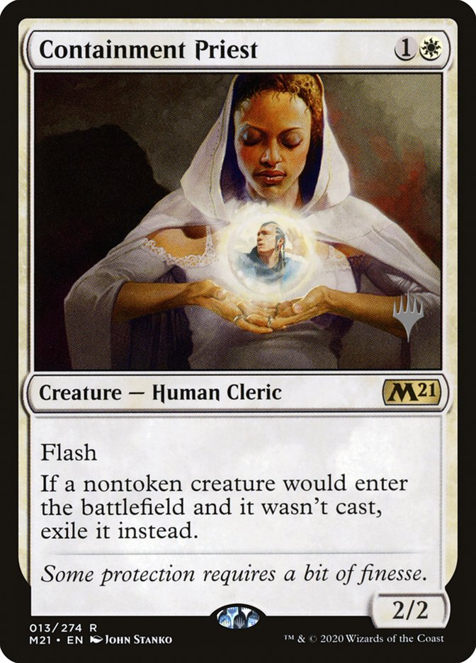 Containment Priest (Promo Pack) [Core Set 2021 Promos] | Cracking-Singles