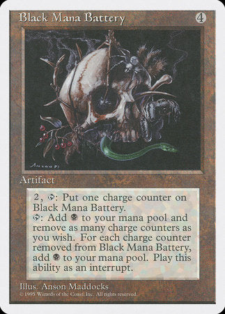 Black Mana Battery [Fourth Edition] | Cracking-Singles