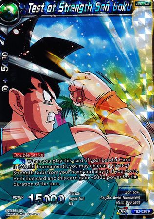 Test of Strength Son Goku [TB2-020] | Cracking-Singles