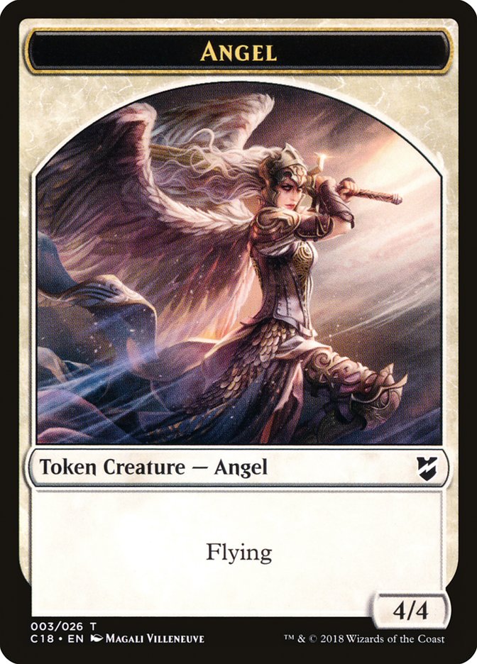 Angel // Cat [Commander 2018 Tokens] | Cracking-Singles