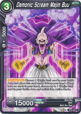 Demonic Scream Majin Buu [BT9-083] | Cracking-Singles