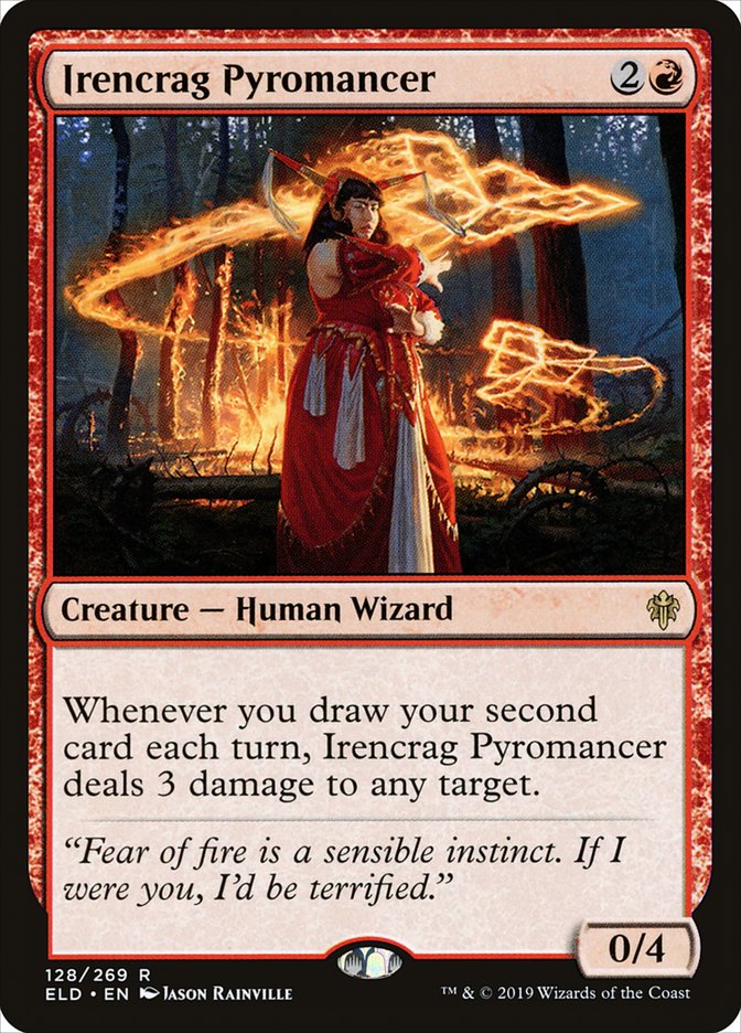 Irencrag Pyromancer [Throne of Eldraine] | Cracking-Singles