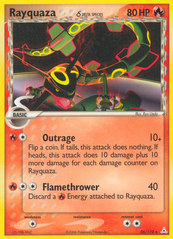 Rayquaza (26/110) (Delta Species) [EX: Holon Phantoms] | Cracking-Singles