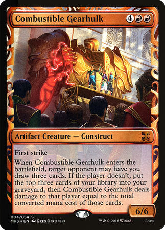 Combustible Gearhulk [Kaladesh Inventions] | Cracking-Singles