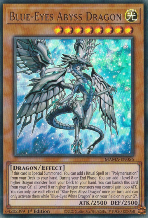 Blue-Eyes Abyss Dragon [MAMA-EN056] Ultra Rare | Cracking-Singles