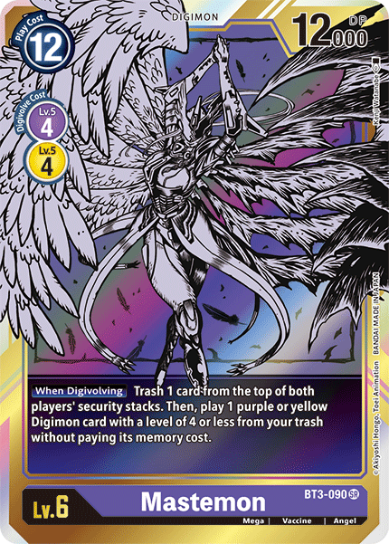 Mastemon [BT3-090] (Alternate Art) [Release Special Booster Ver.1.5] | Cracking-Singles