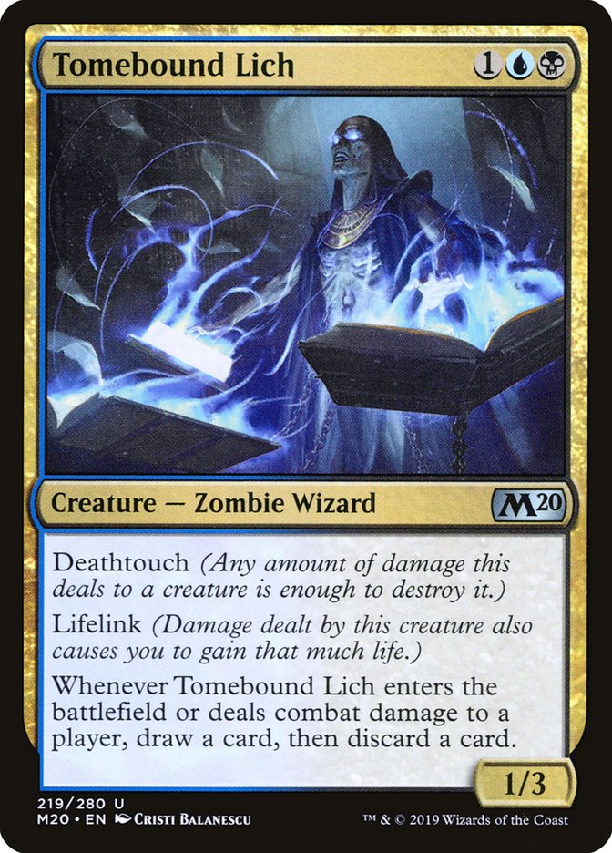 Tomebound Lich [Core Set 2020] | Cracking-Singles