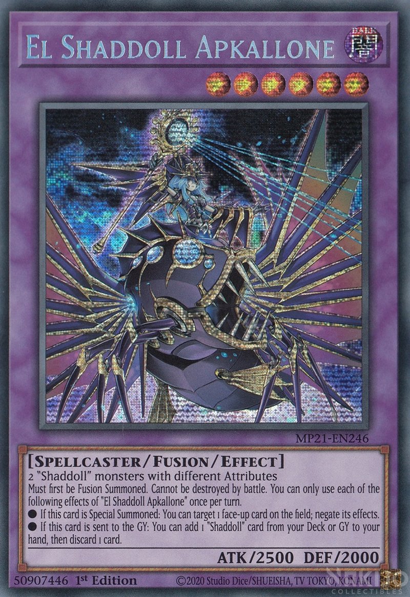 El Shaddoll Apkallone [MP21-EN246] Prismatic Secret Rare | Cracking-Singles