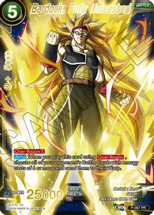 Bardock, Fully Unleashed (Gold Stamped) [P-067] | Cracking-Singles