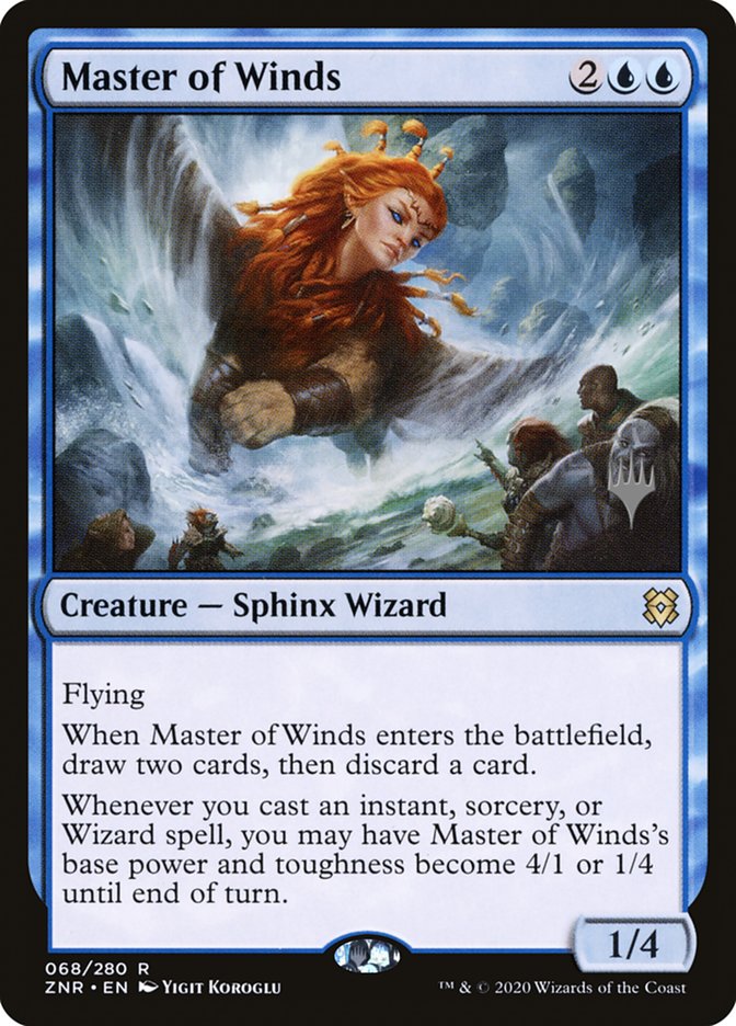 Master of Winds (Promo Pack) [Zendikar Rising Promos] | Cracking-Singles