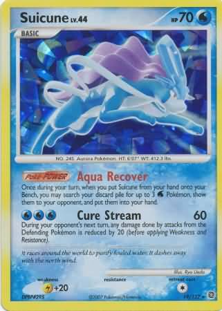 Suicune (19/132) (Cracked Ice Holo) [Diamond & Pearl: Secret Wonders] | Cracking-Singles