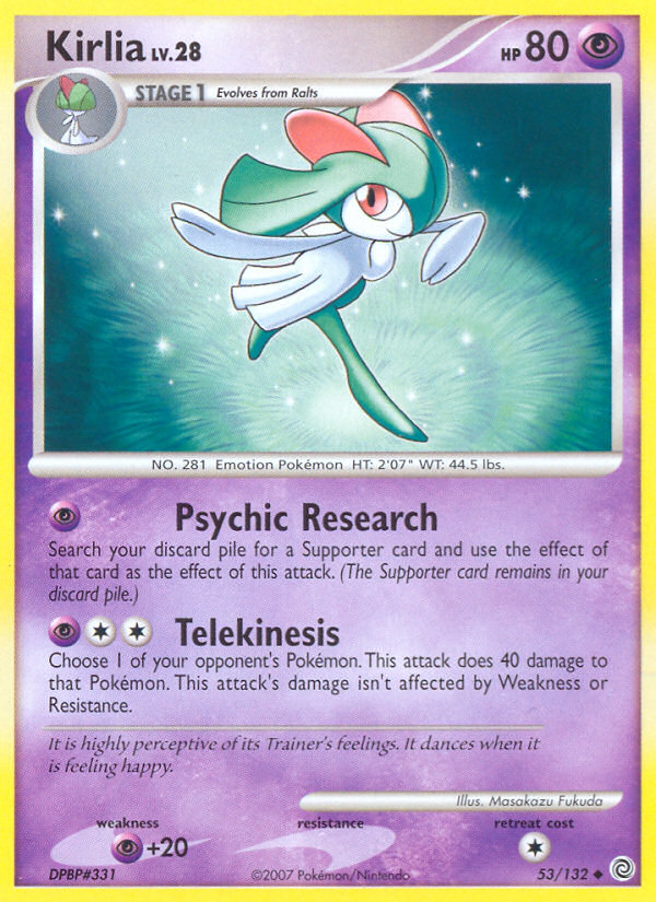 Kirlia (53/132) [Diamond & Pearl: Secret Wonders] | Cracking-Singles