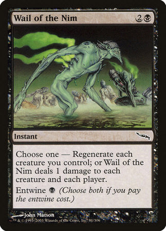 Wail of the Nim [Mirrodin] | Cracking-Singles