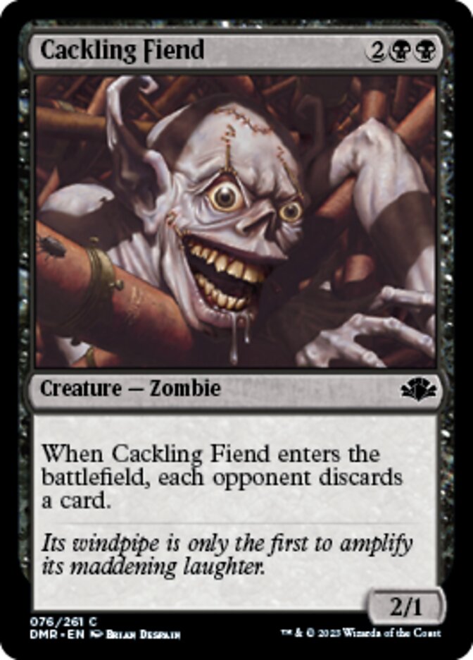 Cackling Fiend [Dominaria Remastered] | Cracking-Singles