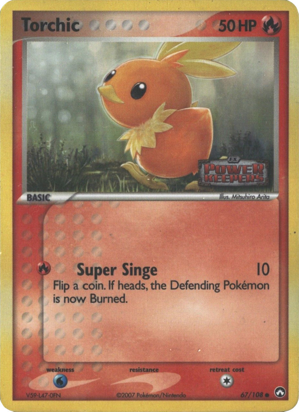 Torchic (67/108) (Stamped) [EX: Power Keepers] | Cracking-Singles