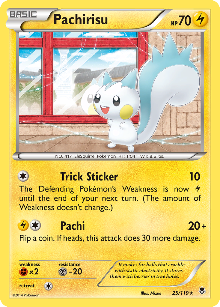 Pachirisu (25/119) [XY: Phantom Forces] | Cracking-Singles