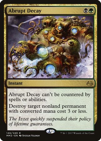 Abrupt Decay [Modern Masters 2017] | Cracking-Singles