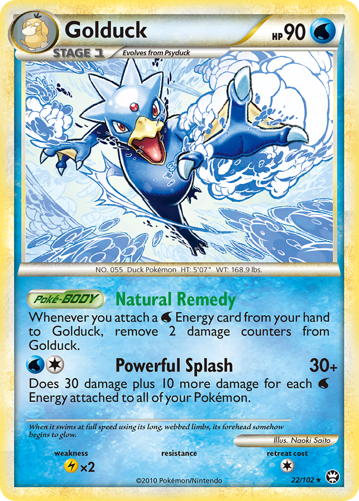 Golduck (22/102) [HeartGold & SoulSilver: Triumphant] | Cracking-Singles