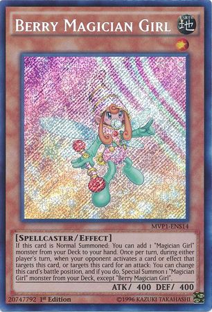 Berry Magician Girl [MVP1-ENS14] Secret Rare | Cracking-Singles