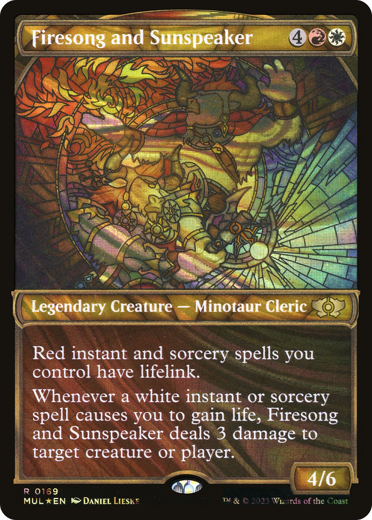 Firesong and Sunspeaker (Halo Foil) [Multiverse Legends] | Cracking-Singles