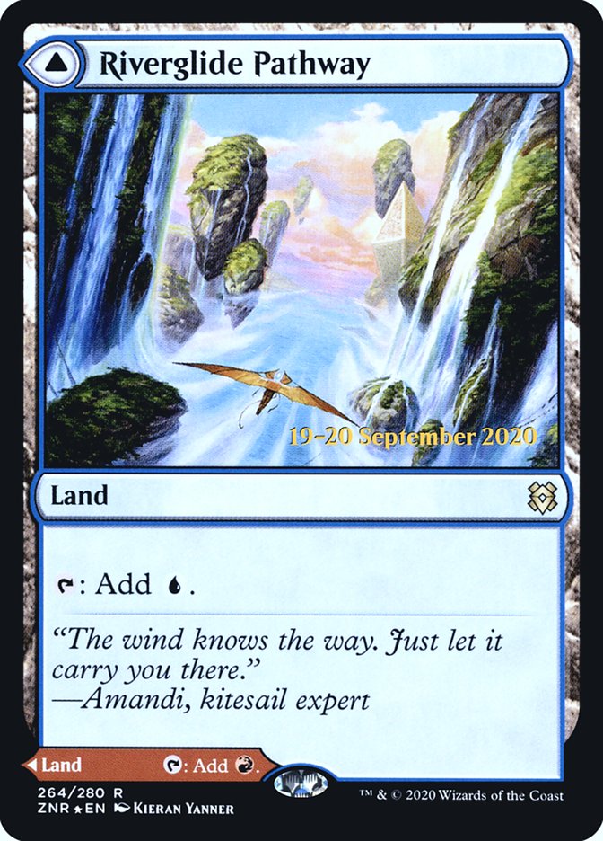 Riverglide Pathway // Lavaglide Pathway  [Zendikar Rising Prerelease Promos] | Cracking-Singles