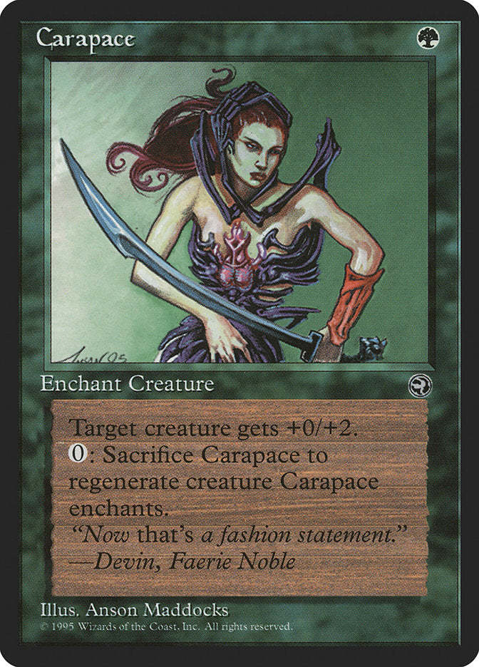 Carapace (Devin Flavor Text) [Homelands] | Cracking-Singles