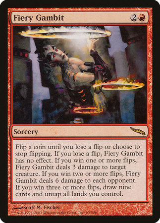 Fiery Gambit [Mirrodin] | Cracking-Singles