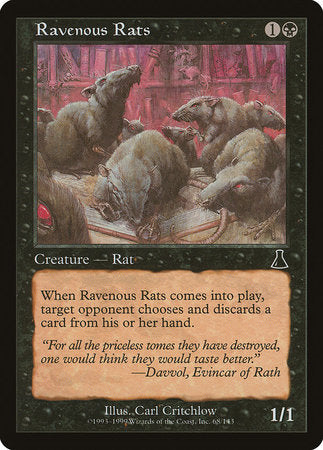 Ravenous Rats [Urza's Destiny] | Cracking-Singles