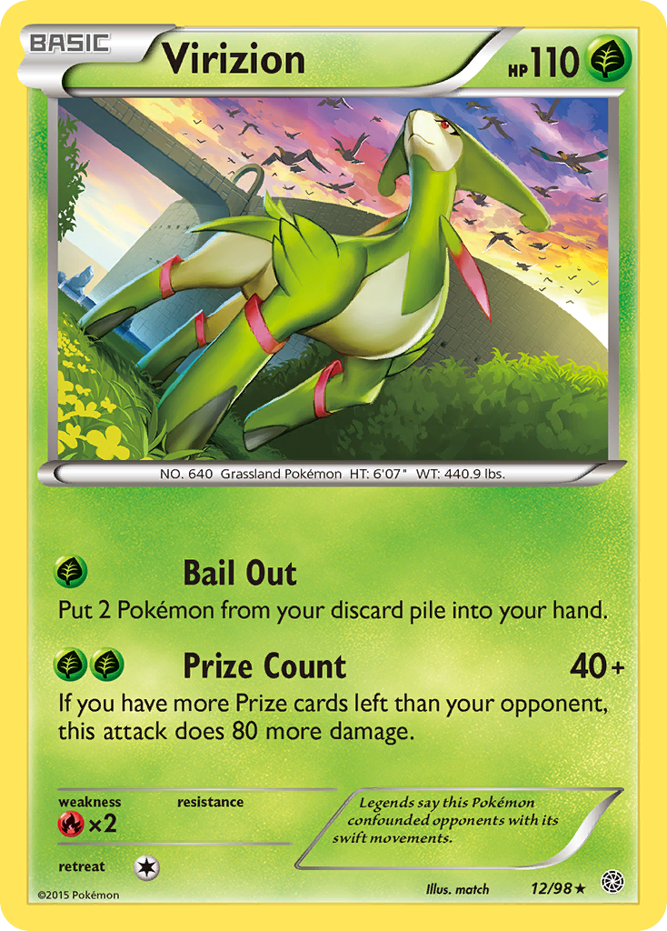 Virizion (12/98) [XY: Ancient Origins] | Cracking-Singles