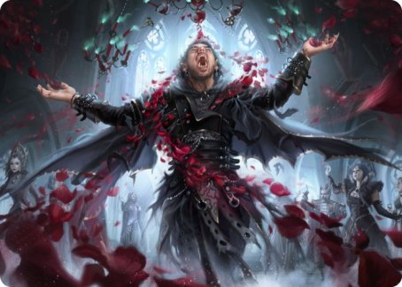 Bloodsoaked Reveler Art Card [Innistrad: Crimson Vow Art Series] | Cracking-Singles