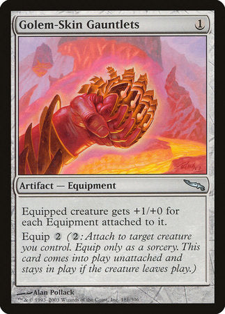 Golem-Skin Gauntlets [Mirrodin] | Cracking-Singles