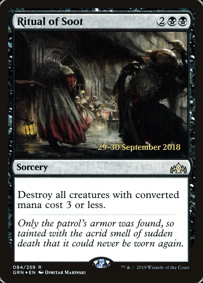 Ritual of Soot  [Guilds of Ravnica Prerelease Promos] | Cracking-Singles