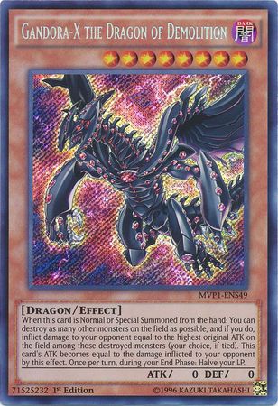 Gandora-X the Dragon of Demolition [MVP1-ENS49] Secret Rare | Cracking-Singles