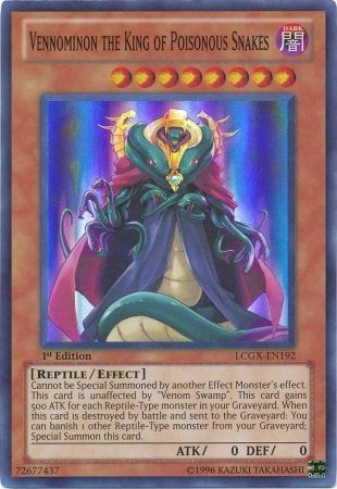 Vennominon the King of Poisonous Snakes [LCGX-EN192] Super Rare | Cracking-Singles