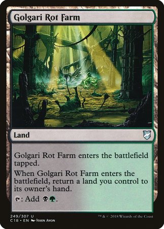 Golgari Rot Farm [Commander 2018] | Cracking-Singles