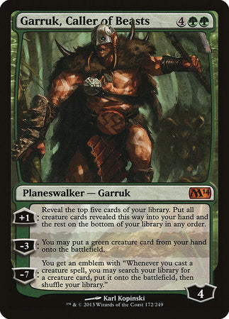 Garruk, Caller of Beasts [Magic 2014] | Cracking-Singles