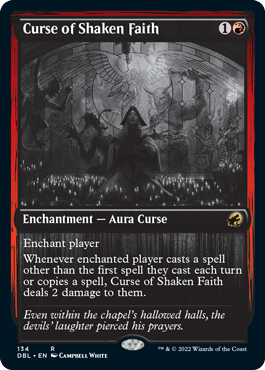 Curse of Shaken Faith [Innistrad: Double Feature] | Cracking-Singles