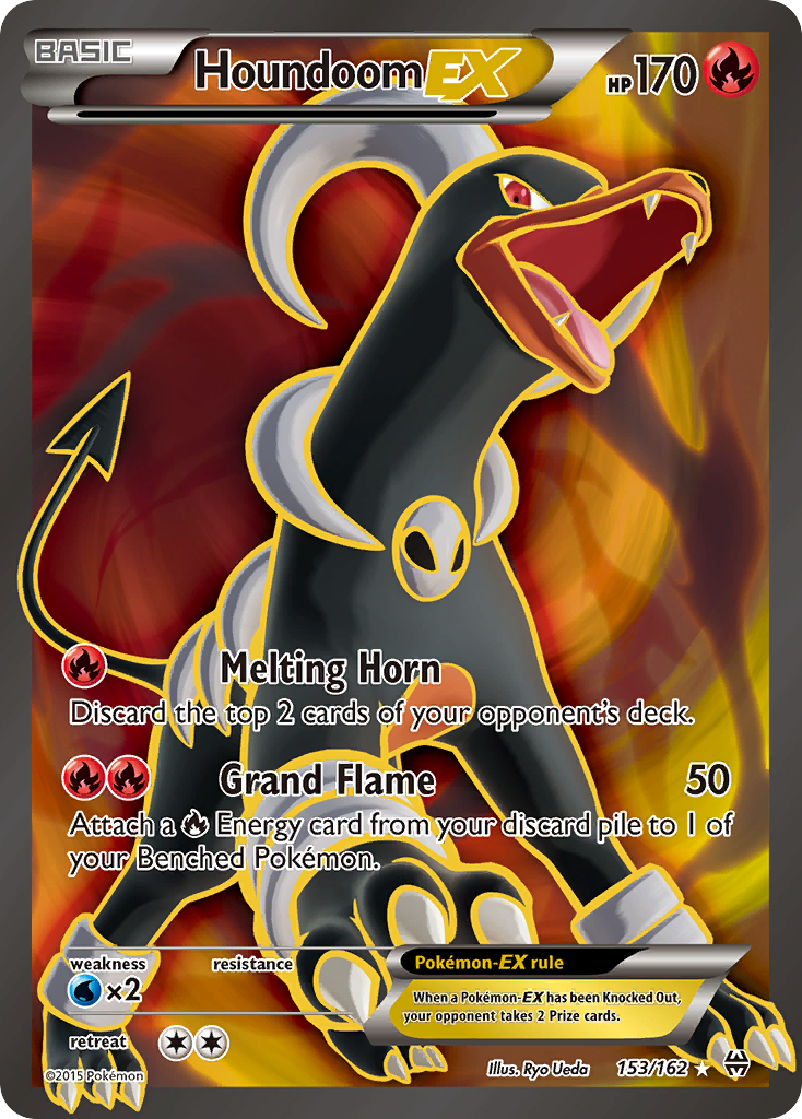 Houndoom EX (153/162) [XY: BREAKthrough] | Cracking-Singles