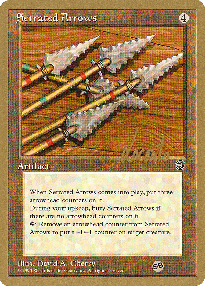 Serrated Arrows (Michael Loconto) (SB) [Pro Tour Collector Set] | Cracking-Singles