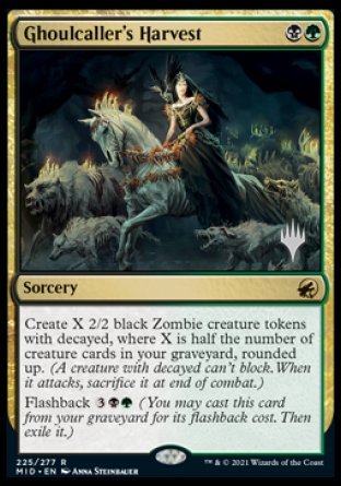 Ghoulcaller's Harvest (Promo Pack) [Innistrad: Midnight Hunt Promos] | Cracking-Singles