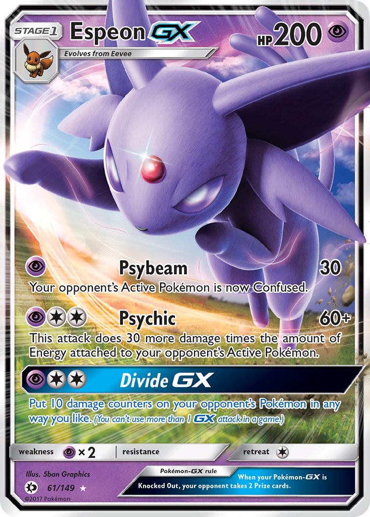 Espeon GX (61/149) [Sun & Moon: Base Set] | Cracking-Singles