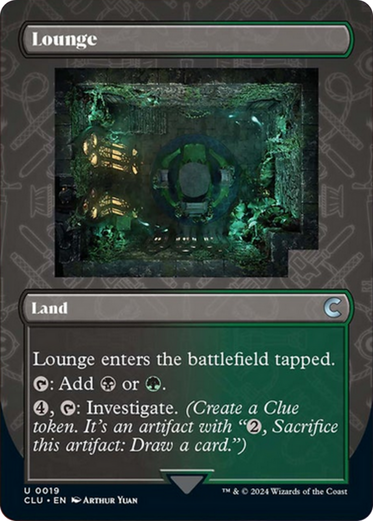 Lounge (Borderless) [Ravnica: Clue Edition] | Cracking-Singles