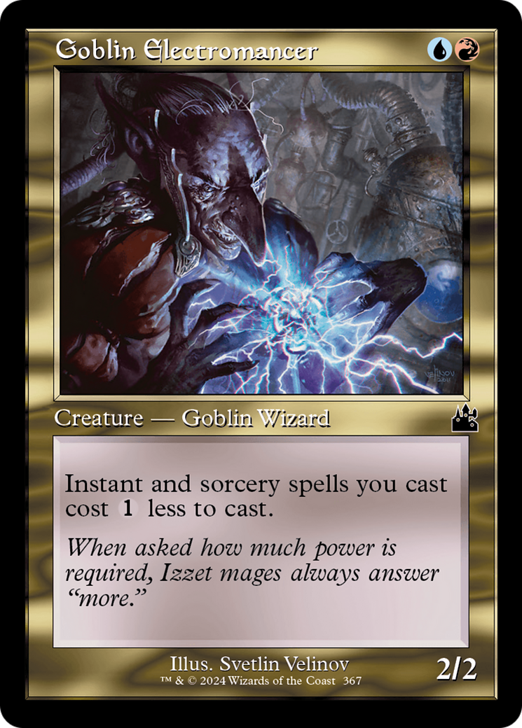 Goblin Electromancer (Retro Frame) [Ravnica Remastered] | Cracking-Singles