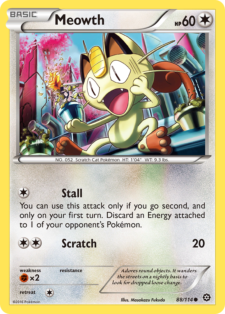 Meowth (88/114) [XY: Steam Siege] | Cracking-Singles