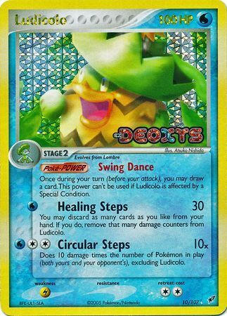 Ludicolo (10/107) (Stamped) [EX: Deoxys] | Cracking-Singles